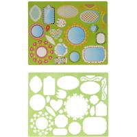 Tekensjabloon Spiegels, 27x19cm - thumbnail