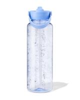 HEMA Waterfles 1150ml met rietje honden - thumbnail