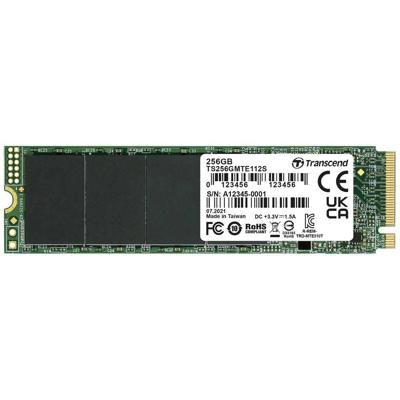 Transcend 112S 256 GB NVMe/PCIe M.2 SSD 2280 harde schijf PCIe NVMe 3.0 x4 Retail TS256GMTE112S