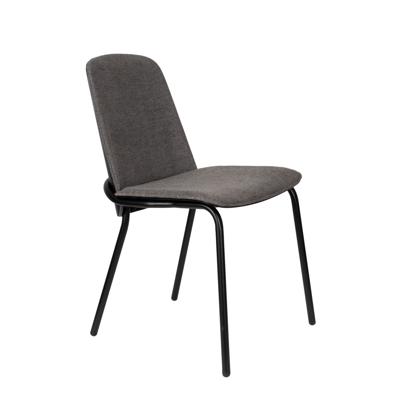 Zuiver Eetkamerstoel 'Clip' Stof, kleur Antraciet