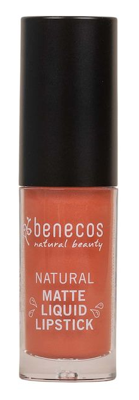 Benecos natural beauty Natural lipstick liquid mat coral kiss 5 Milliliter