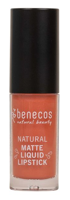 Benecos natural beauty Natural lipstick liquid mat coral kiss 5 Milliliter - thumbnail