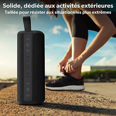 T'nb XPLORE TWS draadloze speaker - Waterdicht - Bluetooth - Deelbaar in 2 - Batterijduur van 7 uur - 20W stereo - Zwart