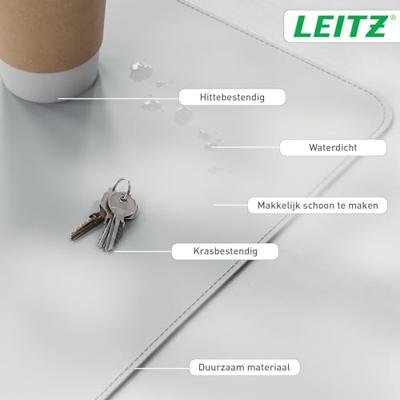 Leitz 53820085 Bureau onderlegger Lichtgrijs (b x h) 80 cm x 40 cm Leitz 53820085 Bureau onderlegger Lichtgrijs (b x h) 80 cm x 40 cm