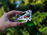 Wallet Card 34 in 1 - Multitool Gadget met 34 functies - Credit Card Formaat Multi tool - Survival Gadget - thumbnail