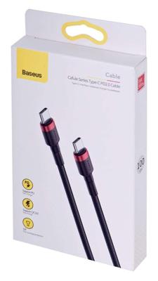 Baseus CATKLF-G91 USB-kabel 1 m USB C Zwart