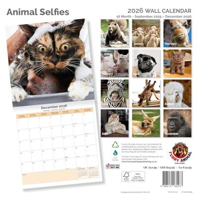 Dieren Selfies Kalender 2026 Dieren Selfies Kalender 2026