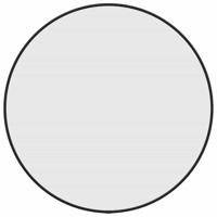 VidaXL Wandspiegel rond ø50 cm zwart - thumbnail