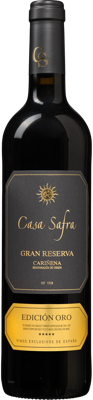 Casa Safra Gran Reserva Edición Oro in wijnkist