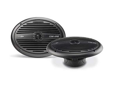Marine Speaker voor Boten en Buiten - IP56 Waterresistent - 6x9 Inch - UV-Coating - Zwart (CSM69B-NEW)