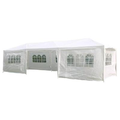 HI partytent met zijwanden 3x9 m wit