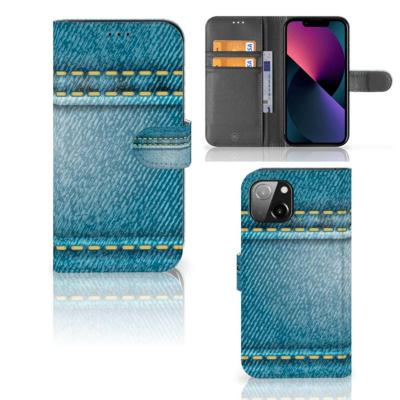 Apple iPhone 13 | Wallet Case | met Pasjes | Jeans Apple iPhone 13 | Wallet Case | met Pasjes | Jeans