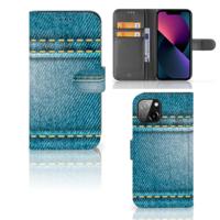 Apple iPhone 13 | Wallet Case | met Pasjes | Jeans - thumbnail