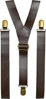 Orlob Carnaval beugels verstelbare steampunk bruin - imitatie leer - thumbnail