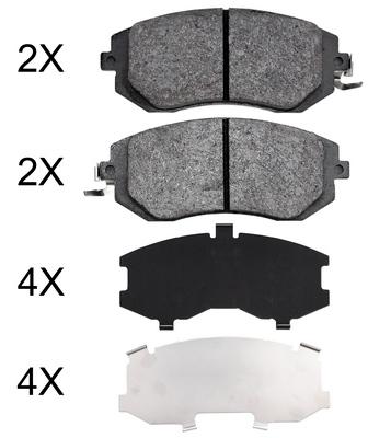 Remblokken set 37998