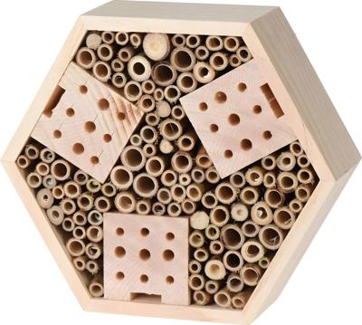 Insectenhotel hexagon naturel Pro Garden - Nampook Insectenhotel hexagon naturel Pro Garden - Nampook