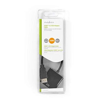 Nedis HDMI-adapter naar VGA & minijack