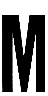 Metafranc Plakletter 100Mm Zwart M - WU0510240