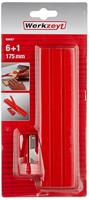 Werkzeyt Set 7 Timmermanspotloden + Slijper - B26327 - thumbnail