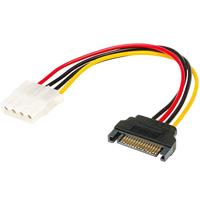 Akasa AK-CBPW03-15 SATA Power naar 4-pins Molex Connector Adapter - thumbnail