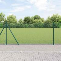 VidaXL Afrasteringspaal groen 10 x 0,8 m (12 x 12 mm gaas) - thumbnail