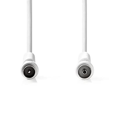Coaxkabel 100 dB | IEC (Coax) Male - IEC (Coax) Female | 2,0 m | Wit