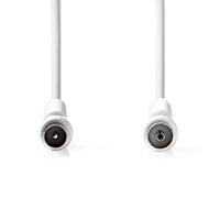 Coaxkabel 100 dB | IEC (Coax) Male - IEC (Coax) Female | 2,0 m | Wit - thumbnail