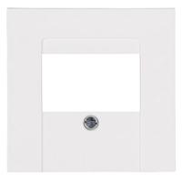 Kopp HK07 inzetplaat voor usb - stereoaansluiting wit glanzend - thumbnail