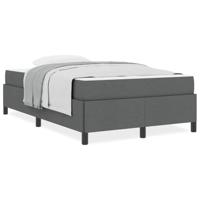 Boxspring bed Donkergrijs en Zwart 120 x 190 cm - thumbnail