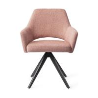 Jesper Home Yanai eetkamerstoel Pink Punch turn black - thumbnail