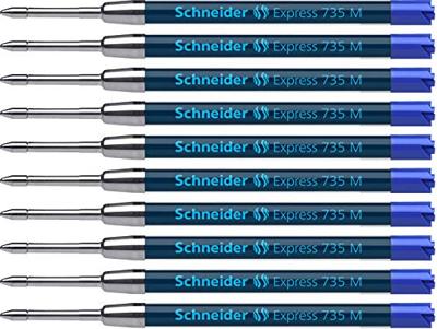 Balpenvulling schneider 735 express m blauw | 10 stuks
