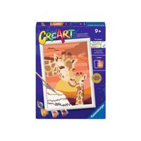 Ravensburger creart schilderen op nummer - giraffen - thumbnail
