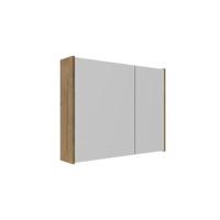 Saniclass Holz Pure Spiegelkast - 80x63x16cm - inclusief zijpanelen - Eiken natural SW1420836/SW1212816 - thumbnail
