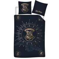 Harry Potter Dekbedovertrek zwart 140 x 200 cm - polykatoen - thumbnail