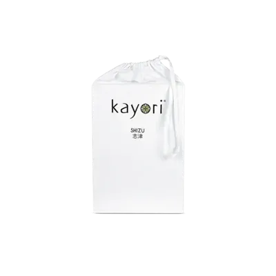 Kayori Shizu Topper hoeslaken Perkal Wit