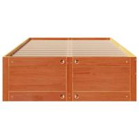 Bedframe zonder matras met lades grenenhout wasbruin 135x190 cm - thumbnail