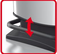 Rotho Paso Pedaalemmer 40L Zilver Metallic - thumbnail