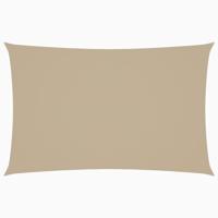 VidaXL Zonnescherm rechthoekig 2x4,5 m oxford stof beige - thumbnail