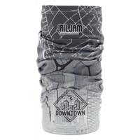 Jail Jam nekwarmer tube polyester/elastaan grijs maat one-size - thumbnail