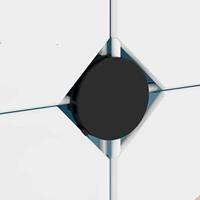 VidaXL Kinderopbergmeubel met 12 vakken polypropeen blauw - thumbnail