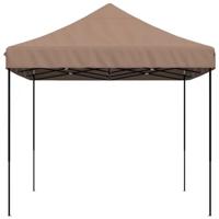 VidaXL Partytent inklapbaar pop-up 410x279x315 cm bruin - thumbnail
