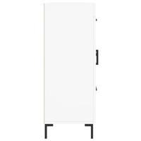 Dressoir 69,5x34x90 cm bewerkt hout wit - thumbnail