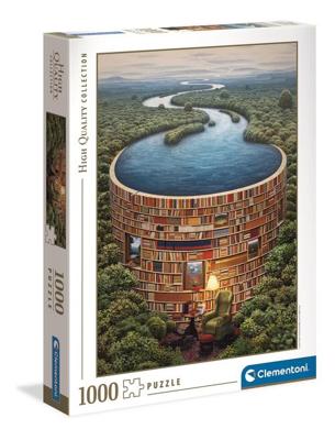 Clementoni legpuzzel bibliodame, 1000st.