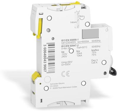Schneider Electric A9F03106 A9F03106 Zekeringautomaat 6 A 230 V