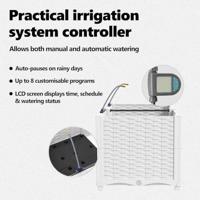 Tuin Bloempot 2 pcs Wit Staal - thumbnail