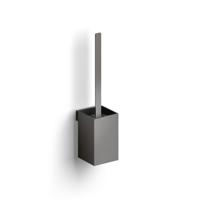 Clou Fold toiletborstelgarnituur - 35.5cm hoog - wandmodel - PVD - geborsteld gunmetal (antraciet) CL/09.04041.84 - thumbnail