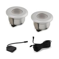 Uitbreidingsset LED-spot Esina zilver 12V - 2 spots - thumbnail