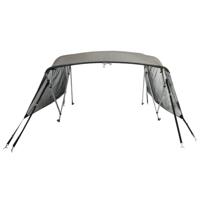 VidaXL Biminitop 4 bogen met mesh zijwanden 243x(200-213)x137 cm - thumbnail