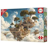 Puzzle - EDUCA - Regno delle Nuvole - 500 pezzi - Tema Fantasy - 48 x 68 cm - thumbnail