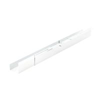Kabelgoot brasq verstelbaar 75-150cm ct100 wit - thumbnail